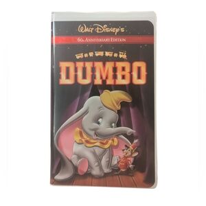 Walt Disney's Dumbo 60th Anniversary Edition VHS 2 For $14
